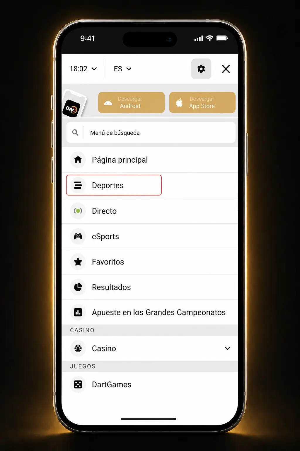Guía paso a paso para apostar en DartWinner: elegir evento, mercado, cuota e importe antes de confirmar el cupón.