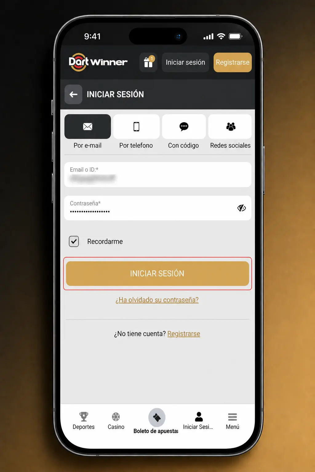 Pasos para retirar dinero de DartWinner: verificá tu cuenta, seleccioná Retirar y definí importe mínimo de 10.000 ARS.
