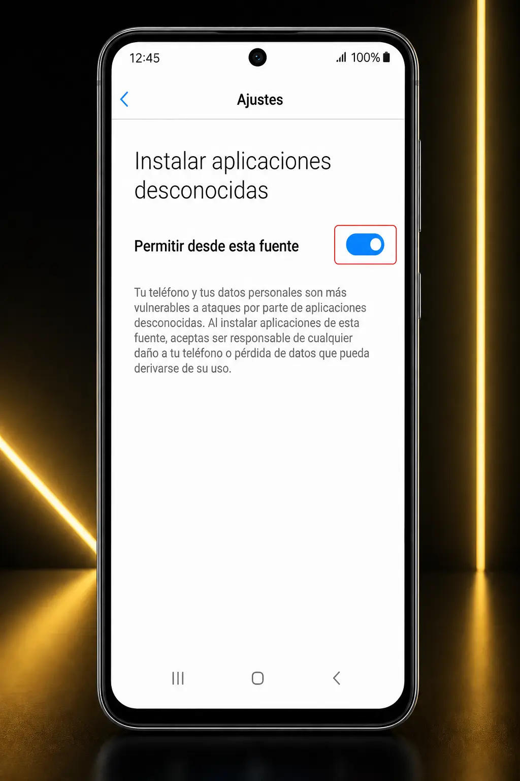 Pasos para descargar e instalar el APK de DartWinner en Android, mostrando el proceso de configuración y permisos requeridos